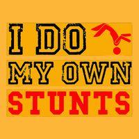 I Do My Own Stunts Funny Broken Bone Injury Get Well Pom Pom 12in Knit Beanie