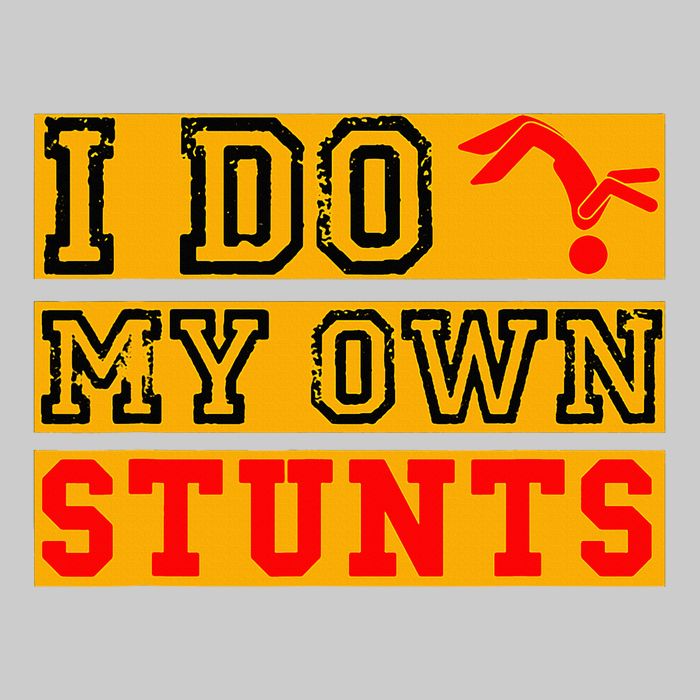 I Do My Own Stunts Funny Broken Bone Injury Get Well Tie-Dye T-Shirt