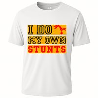 I Do My Own Stunts Funny Broken Bone Injury Get Well Performance Shirt