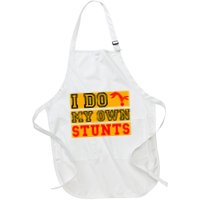 I Do My Own Stunts Funny Broken Bone Injury Get Well Apron