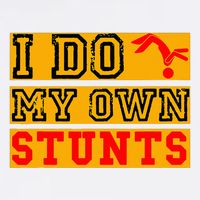 I Do My Own Stunts Funny Broken Bone Injury Get Well Sweatshirt