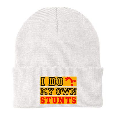 I Do My Own Stunts Funny Broken Bone Injury Get Well Beanie