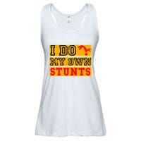 I Do My Own Stunts Funny Broken Bone Injury Get Well Ladies Essential Flowy Tank