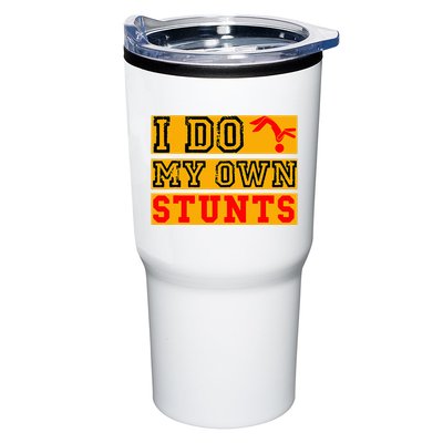 I Do My Own Stunts Funny Broken Bone Injury Get Well Tumbler