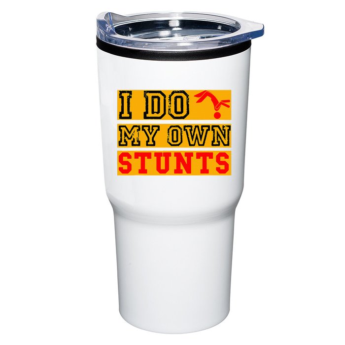 I Do My Own Stunts Funny Broken Bone Injury Get Well Tumbler