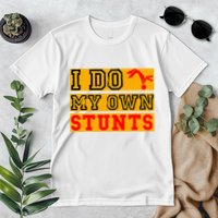 I Do My Own Stunts Funny Broken Bone Injury Get Well Premium T-Shirt