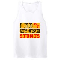 I Do My Own Stunts Funny Broken Bone Injury Get Well PosiCharge Competitor Tank