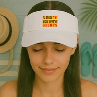 I Do My Own Stunts Funny Broken Bone Injury Get Well Visor