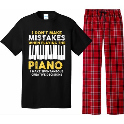 I Don't Make Mistakes Piano Musician Humor Pajama Set