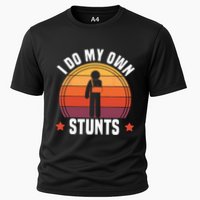 I Do My Own Stunts Funny Get Well Broken Arm Injury Performance Shirt