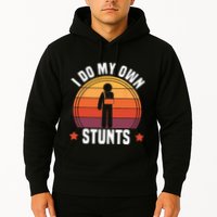 I Do My Own Stunts Funny Get Well Broken Arm Injury Hoodie