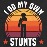 I Do My Own Stunts Funny Get Well Broken Arm Injury Adult Drive Performance Visor
