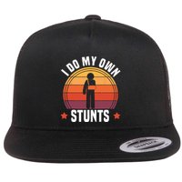 I Do My Own Stunts Funny Get Well Broken Arm Injury Flatbill Hat
