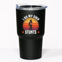 I Do My Own Stunts Funny Get Well Broken Arm Injury Tumbler