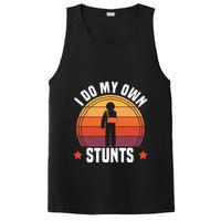 I Do My Own Stunts Funny Get Well Broken Arm Injury PosiCharge Competitor Tank