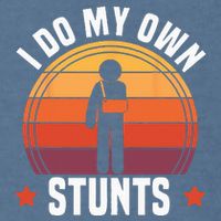 I Do My Own Stunts Funny Get Well Broken Arm Injury Garment-Dyed Sweatshirt