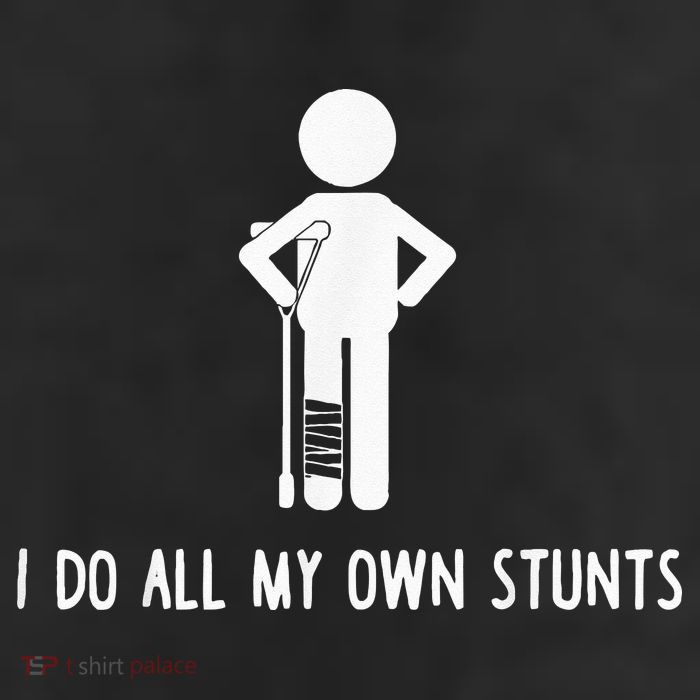 I Do My Own Stunts Funny Injury Funny Recovery Broken Leg Adult Drive Performance Visor