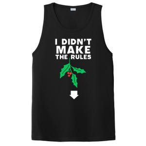 I DidnT Make The Rules Funny Dirty Christmas Mistletoe Cool Gift PosiCharge Competitor Tank