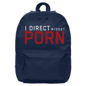 I Direct Midget Porn Funny Adult Humor 16 in Basic Backpack