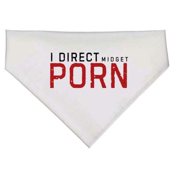 I Direct Midget Porn Funny Adult Humor USA-Made Doggie Bandana