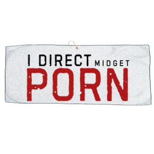 I Direct Midget Porn Funny Adult Humor Large Microfiber Waffle Golf Towel