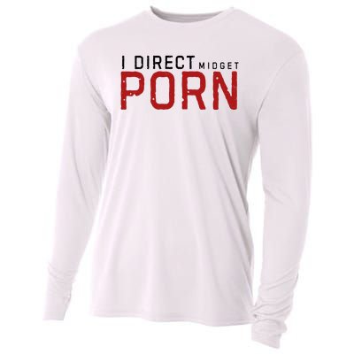 I Direct Midget Porn Funny Adult Humor Cooling Performance Long Sleeve Crew