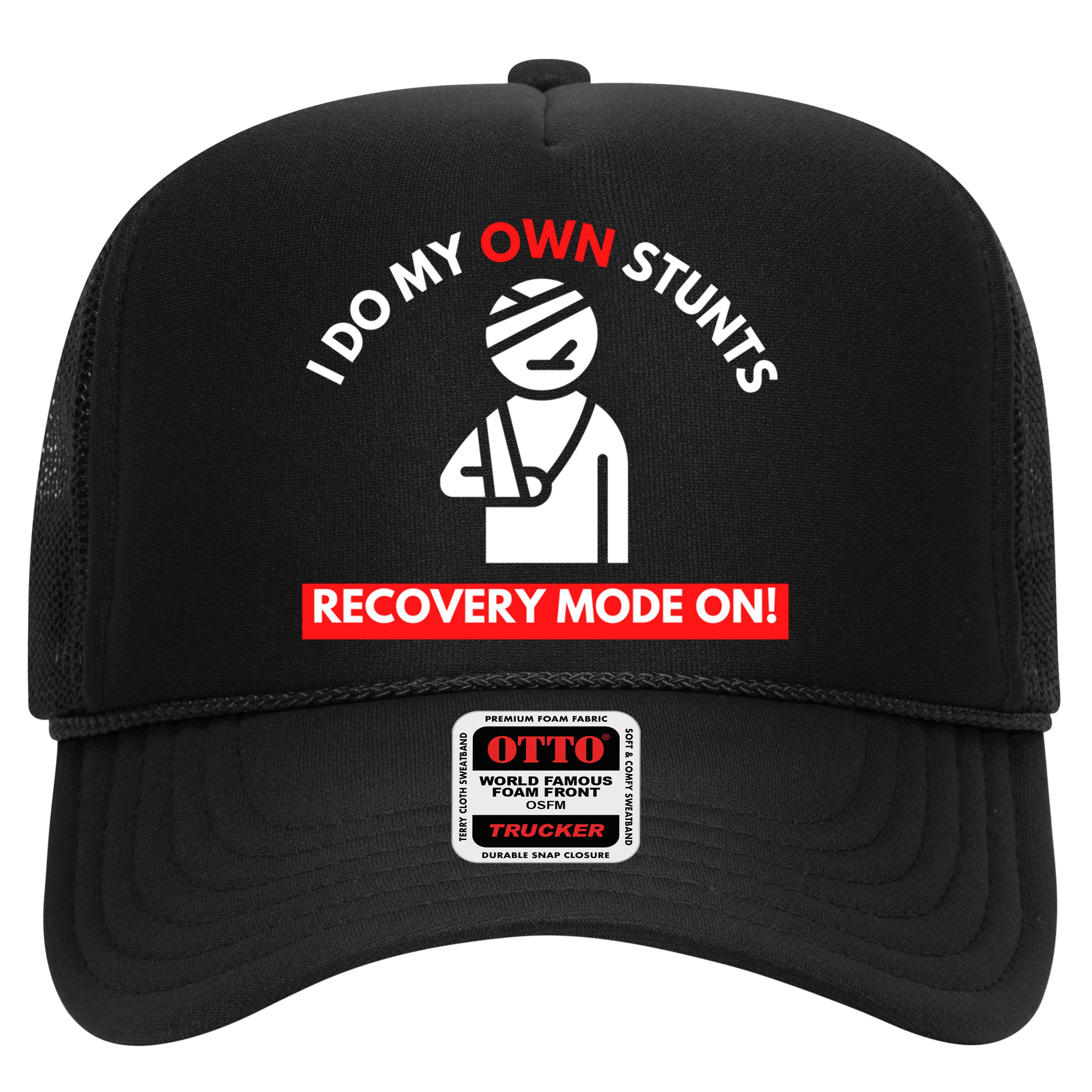 I Do My Own Stunts Funny Quotes Broken Bone Trip Accident Hat