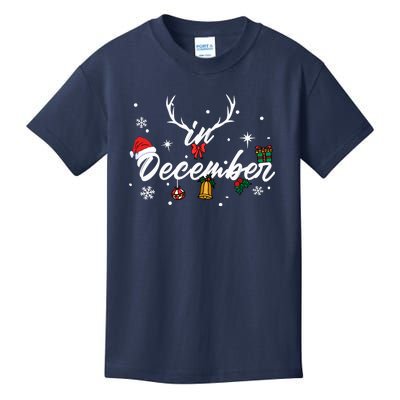 In December | Merry Christmas Kids T-Shirt