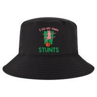 I Do My Own Stunts Funny Cat Gift Cool Comfort Performance Bucket Hat