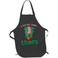 I Do My Own Stunts Funny Cat Gift Apron