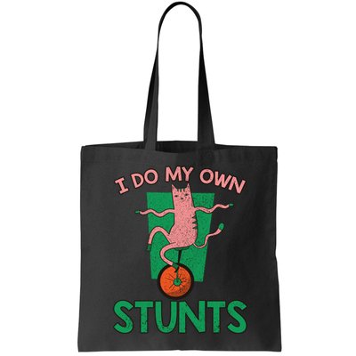 I Do My Own Stunts Funny Cat Gift Bag