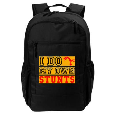 I Do My Own Stunts Funny Broken Bone Injury Get Well Backpack