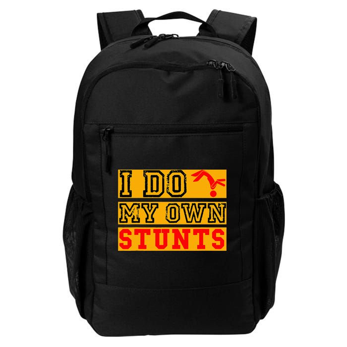I Do My Own Stunts Funny Broken Bone Injury Get Well Backpack