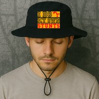 I Do My Own Stunts Funny Broken Bone Injury Get Well Bucket Hat