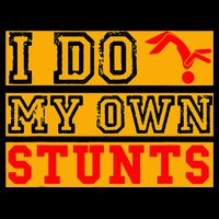 I Do My Own Stunts Funny Broken Bone Injury Get Well Flatbill Hat