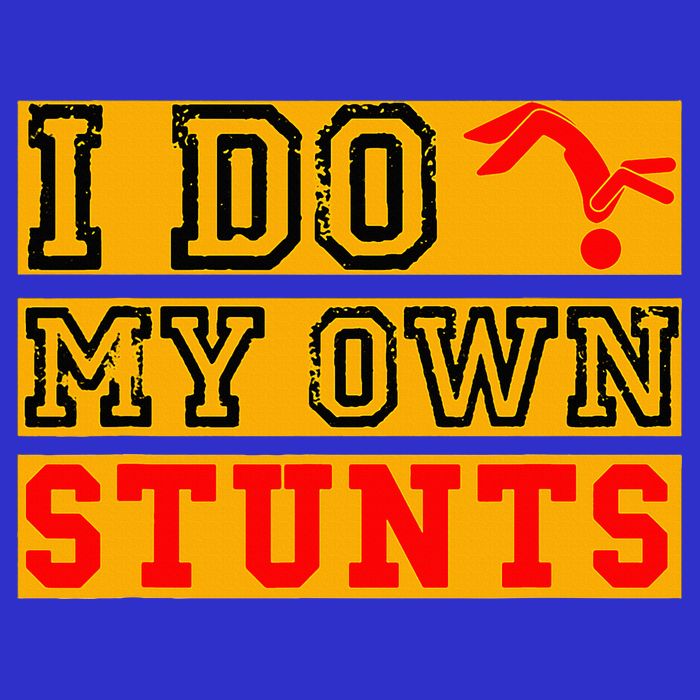 I Do My Own Stunts Funny Broken Bone Injury Get Well 16 in Basic Backpack