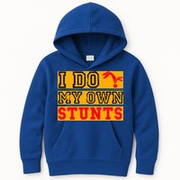 I Do My Own Stunts Funny Broken Bone Injury Get Well Kids Hoodie