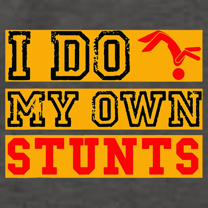 I Do My Own Stunts Funny Broken Bone Injury Get Well Vector Backpack