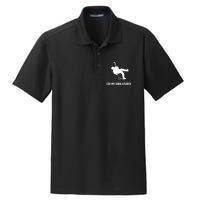 I Do My Own Stunts Hockey Funny Hockey Player Dry Zone Grid Polo