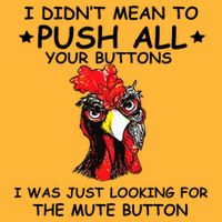 I Didn't Mean To Push All Your Buttons | Chicken Lovers Pom Pom 12in Knit Beanie