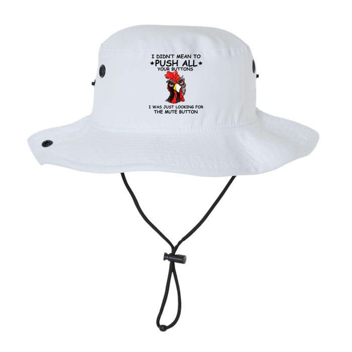 I Didn't Mean To Push All Your Buttons | Chicken Lovers Bucket Hat