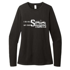 I Do My Own Stunts Cars Crash Funny Car Womens CVC Long Sleeve Shirt