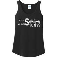 I Do My Own Stunts Cars Crash Funny Car Ladies Essential Tank