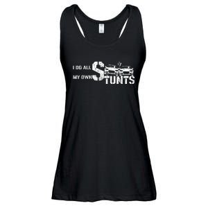 I Do My Own Stunts Cars Crash Funny Car Ladies Essential Flowy Tank