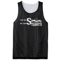 I Do My Own Stunts Cars Crash Funny Car Mesh Reversible Basketball Jersey Tank