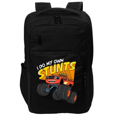 I DO MY OWN STUNTS Blaze & The Monster Machines Blaze Gift For Skier Impact Tech Backpack