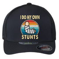I Do My Own Stunts Broken Arm Injury Get Well Soon Flexfit Unipanel Trucker Cap