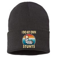 I Do My Own Stunts Broken Arm Injury Get Well Soon Sustainable Knit Beanie