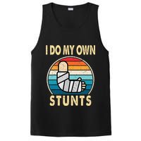 I Do My Own Stunts Broken Arm Injury Get Well Soon PosiCharge Competitor Tank