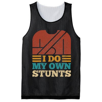 I Do My Own Stunts Get Well Soon Recovery After Hand Surgery Mesh Reversible Basketball Jersey Tank